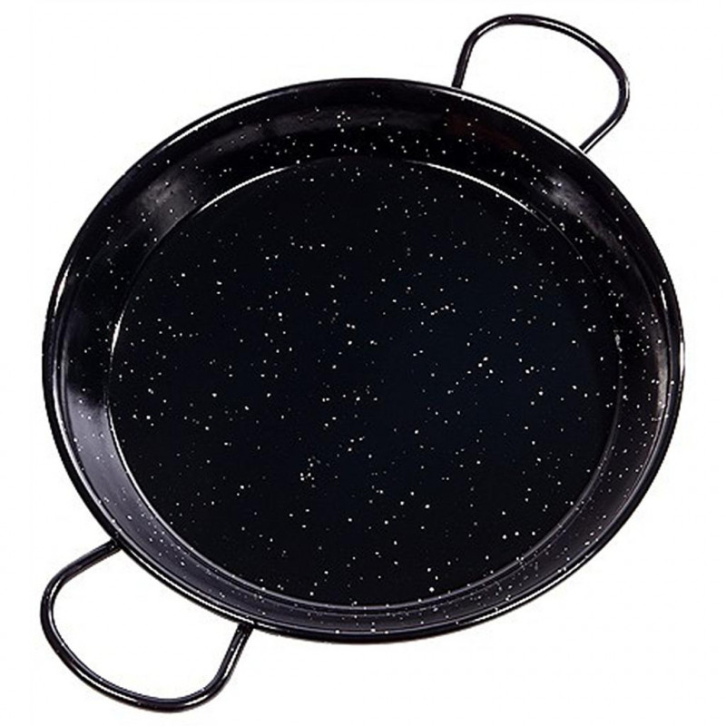 Poêle à Paella - VAELLO - 5332 - Acier poli - 32 cm - Compatible