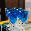 Verres à pied Corps Bleu