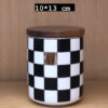 Bocal Damier 10*13 cm