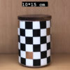 Bocal Damier 10*15 cm