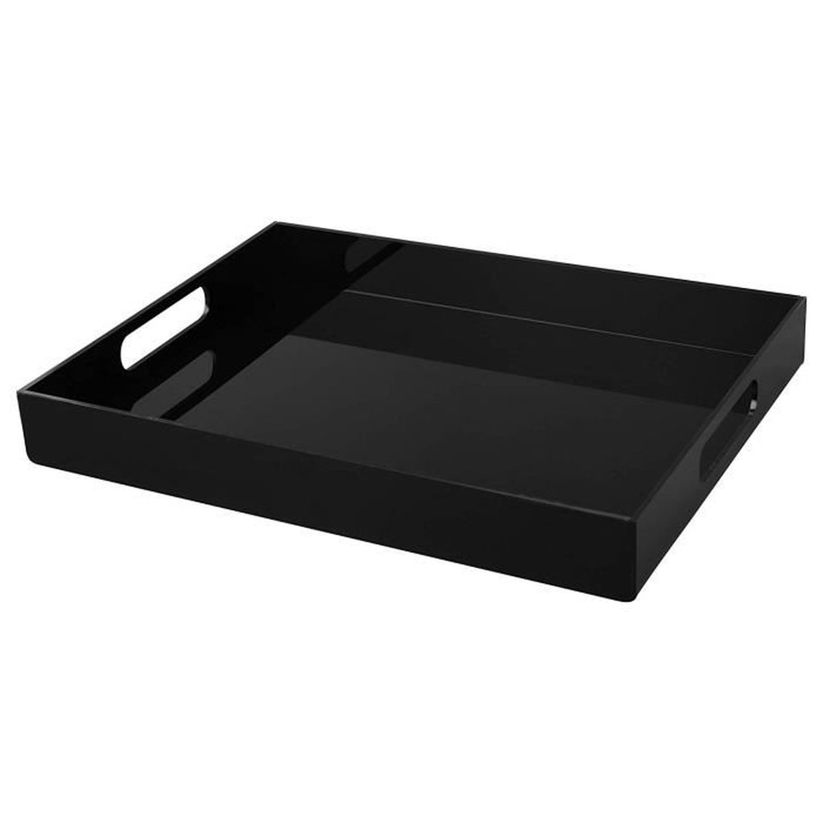 Plateau noir en plexi