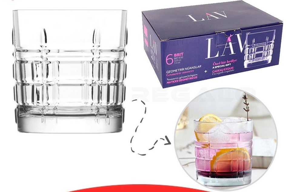 6 Verres à jus BRT-430f