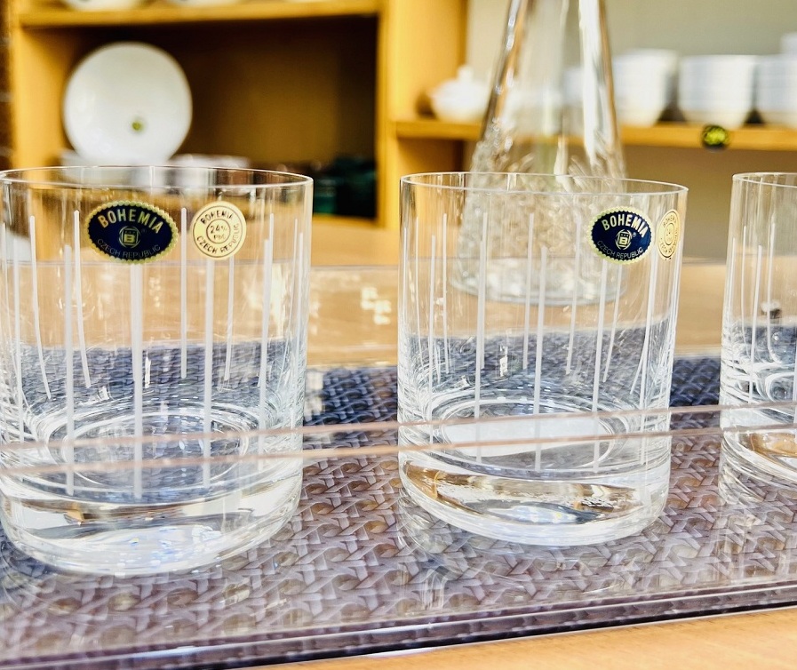 6 verres à eau