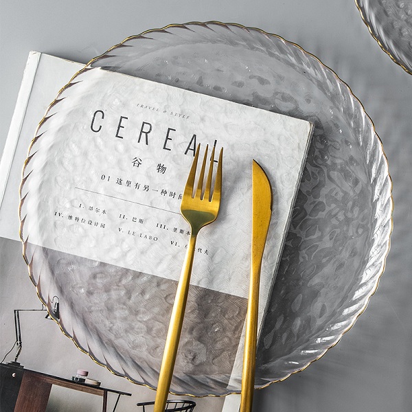 Assiette en verre GM