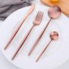 Ménagère 24 Pcs Rose-Gold