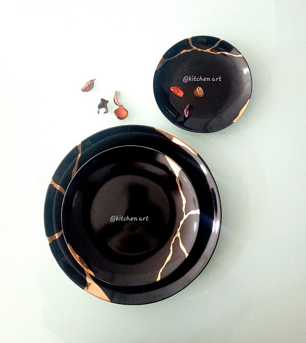 Service de Table 18 pcs Kintsugi Black – Image 2