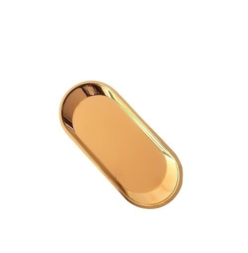 Plat ovale Doré Réf 5005