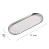 Plat Ovale Argenté