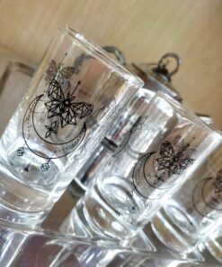 6 Verres à thé Abeille Nr