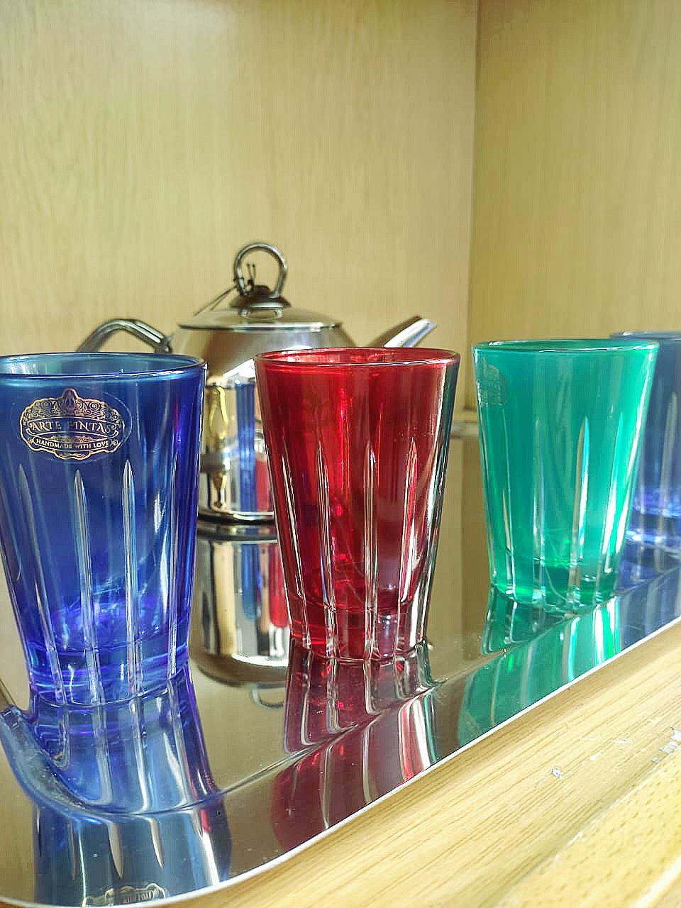 6 Verres à thé Couleur 370-C