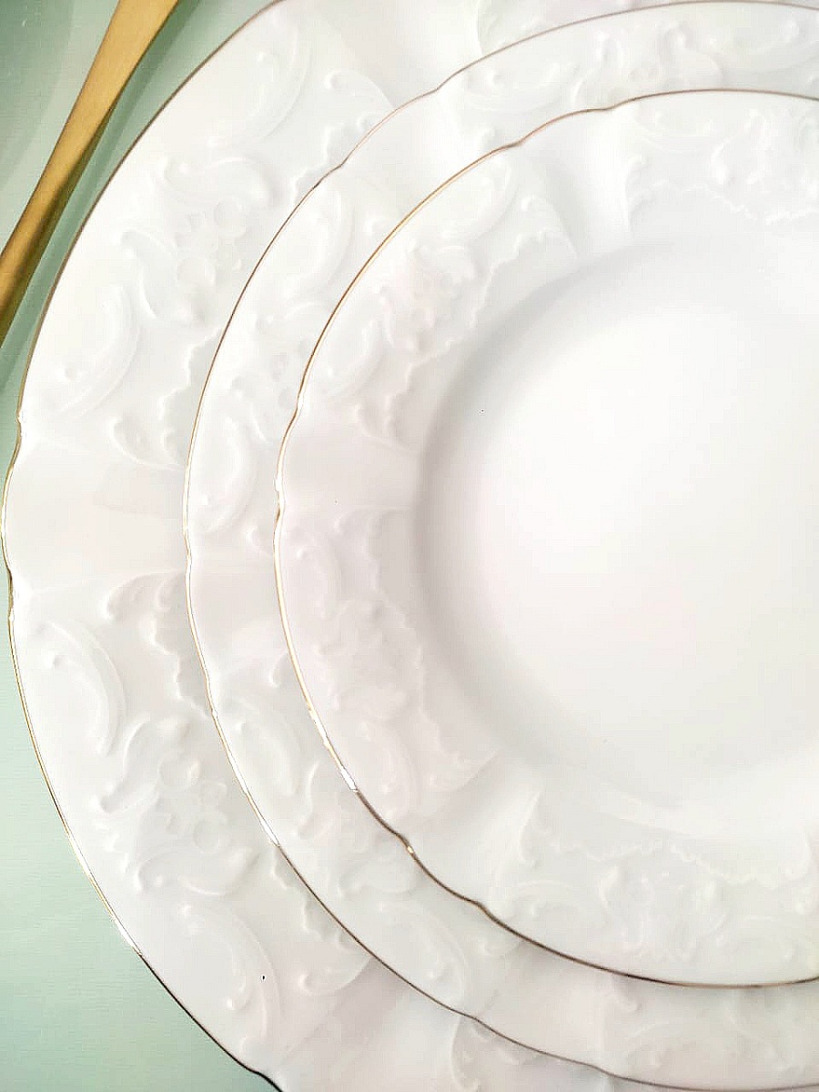 Service de Table Antoinette 25 pièces-Or – Image 2