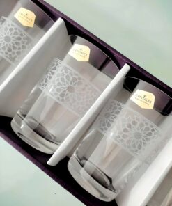 6 Verres à thé Bohemia