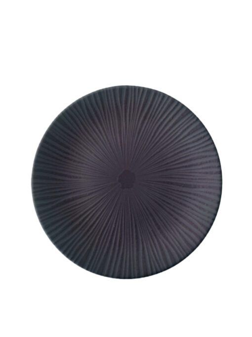 Assiette 27 cm noir
