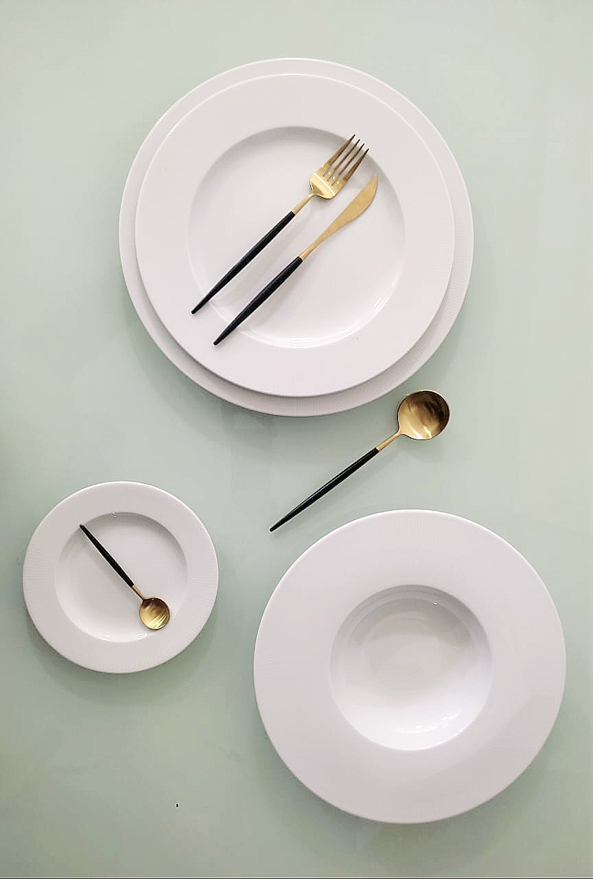Service de Table Neige 24 pcs