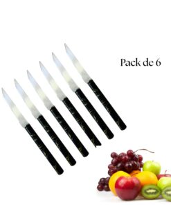 6 couteaux
