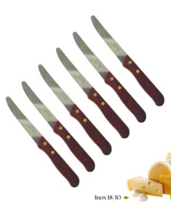 6 couteaux à tartiner