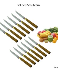 12 couteaux à dessert
