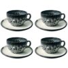 Set 4 Tasses