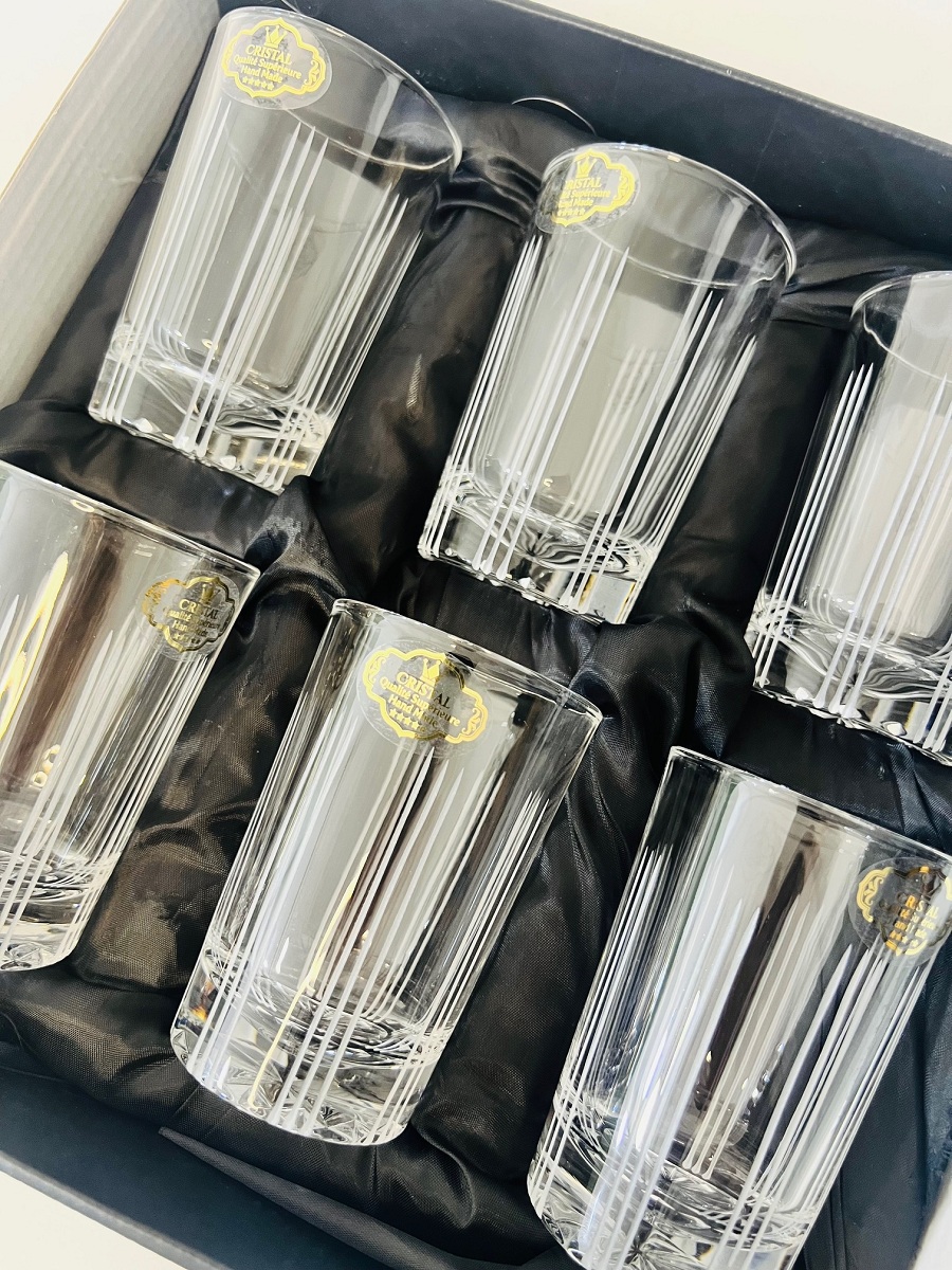 6 verres à thé