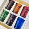 6 Verres à Thé Point Couleur