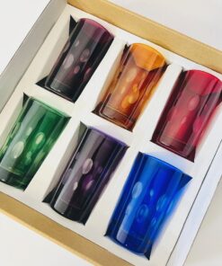 6 Verres à Thé Point Couleur