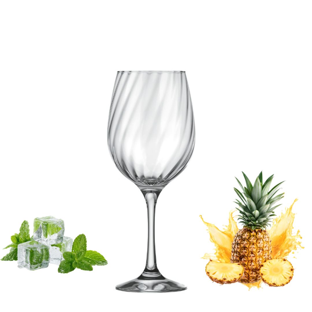 6 verres à pied