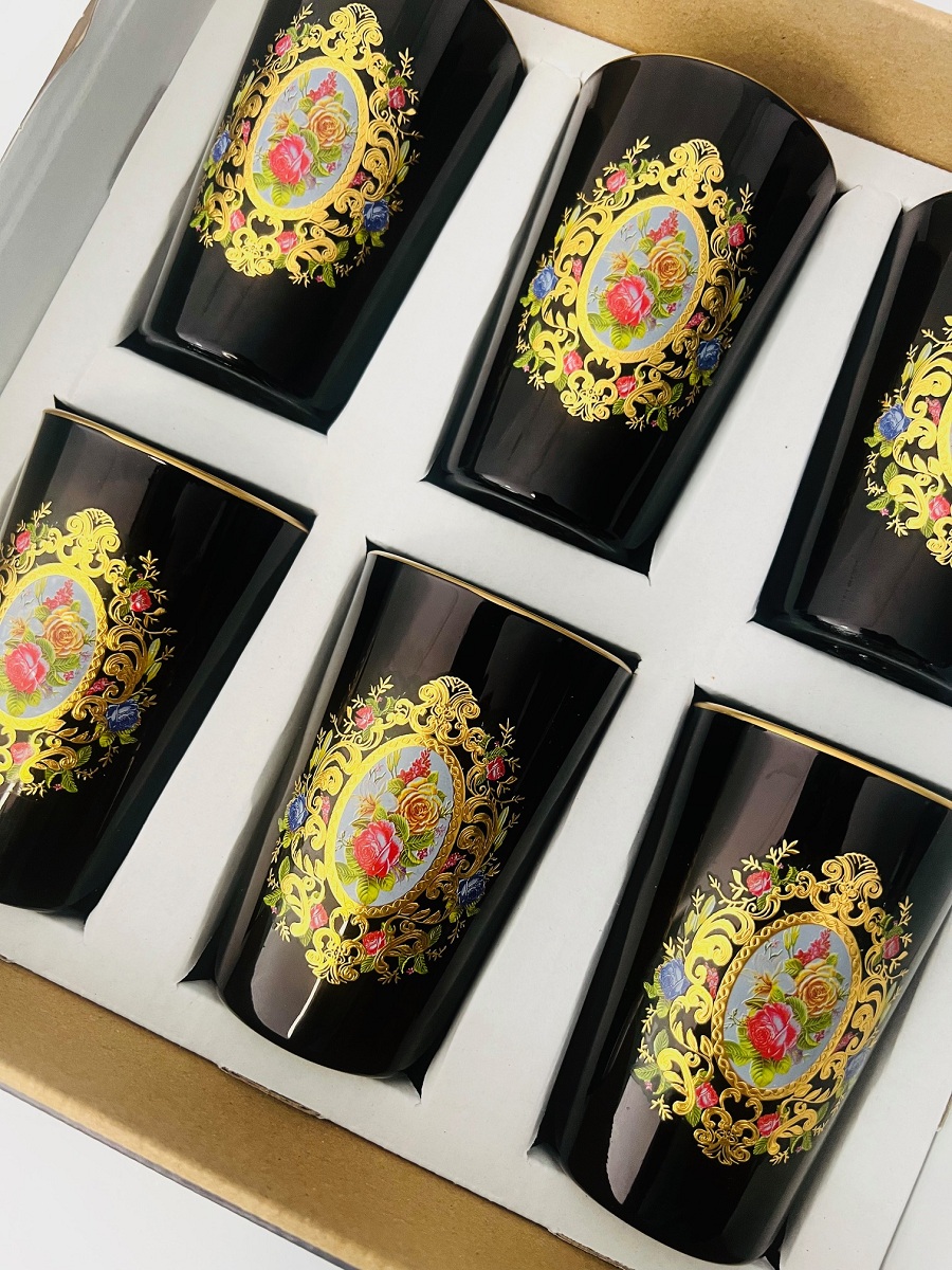 6 verres à thé