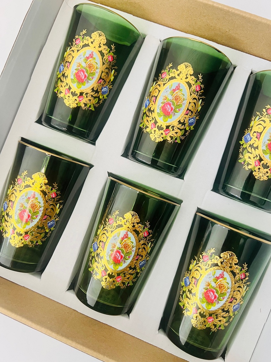 6 verres à thé