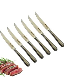 6 couteaux à steak