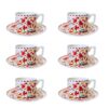 6 tasses