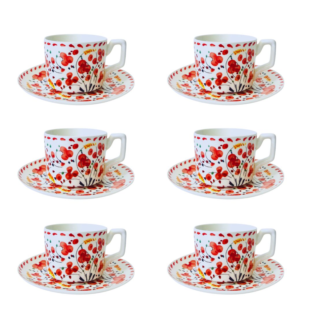 6 tasses