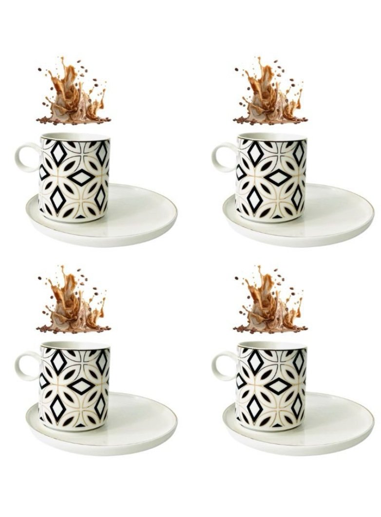 4 Tasses à Thé 12403-4