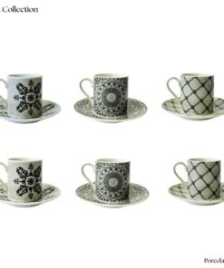 6 Tasses à Café black