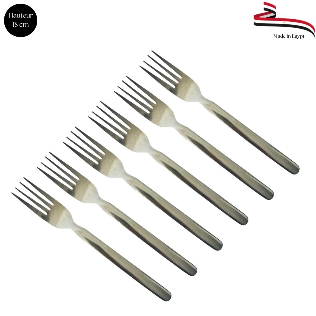 6 fourchettes à table
